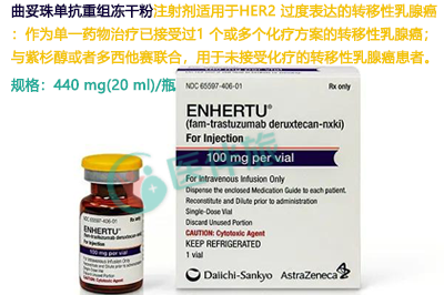 乳腺癌靶向新药Enhertu一个疗程多少钱