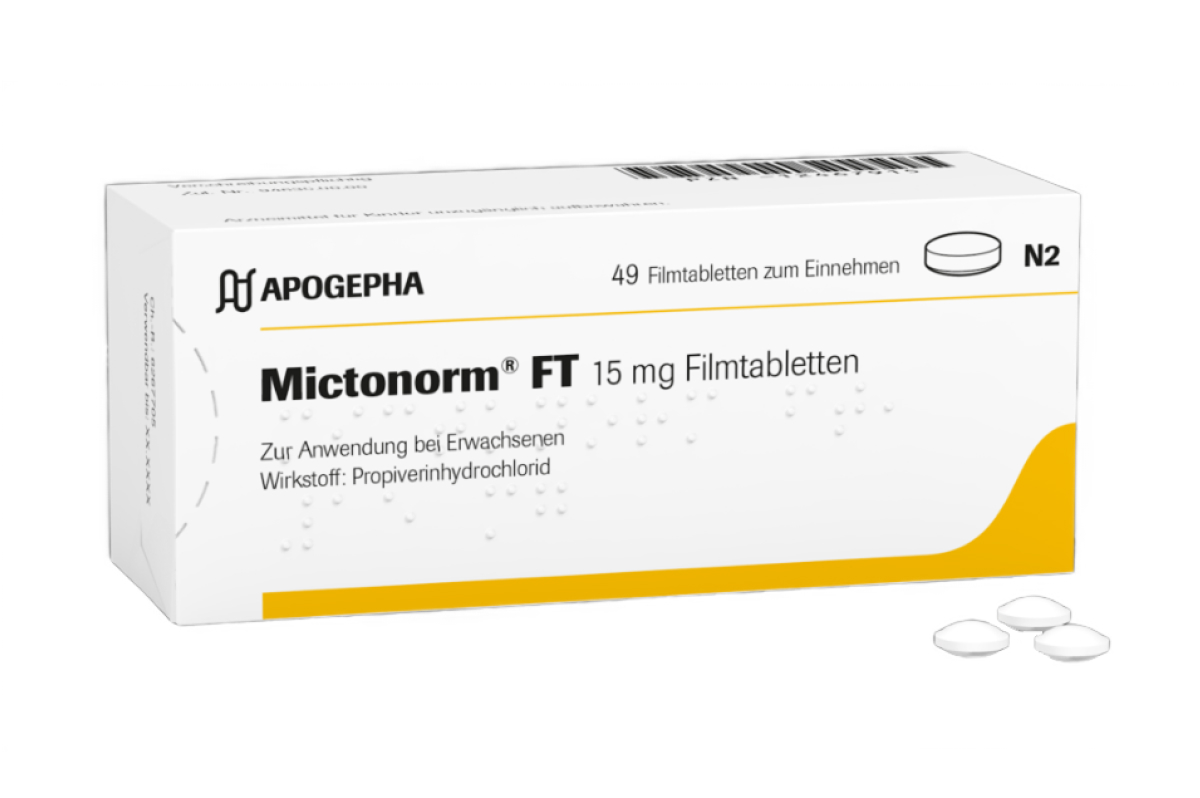 盐酸丙哌维林片(Mictonorm)